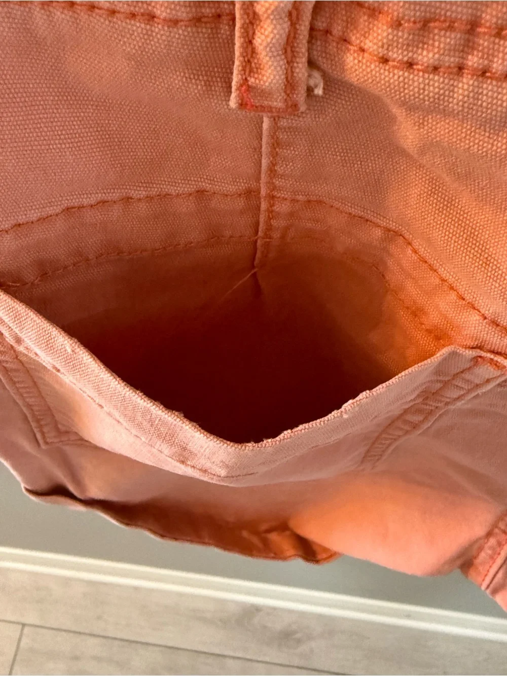 Pilcro Coral Button-Front Jean Shorts, 27” waist - Picture 8 of 9